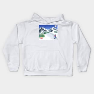 Women Who Ski 2023 Kids Hoodie